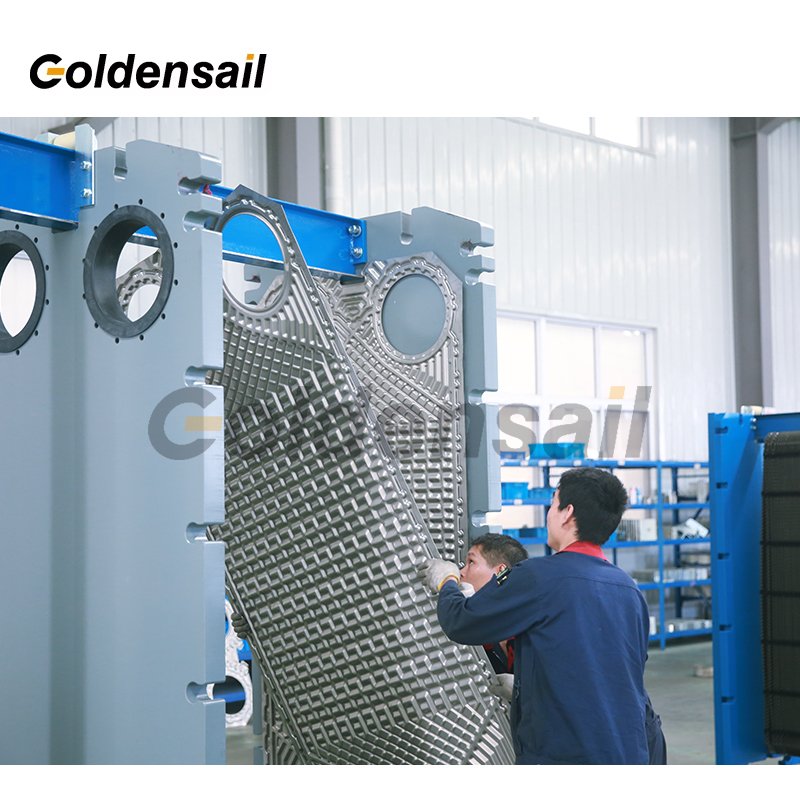 Marine Titanium Heat Pump Plate Heat Exchanger Condenser for Sea Water Steam Condenser and Evaporator
