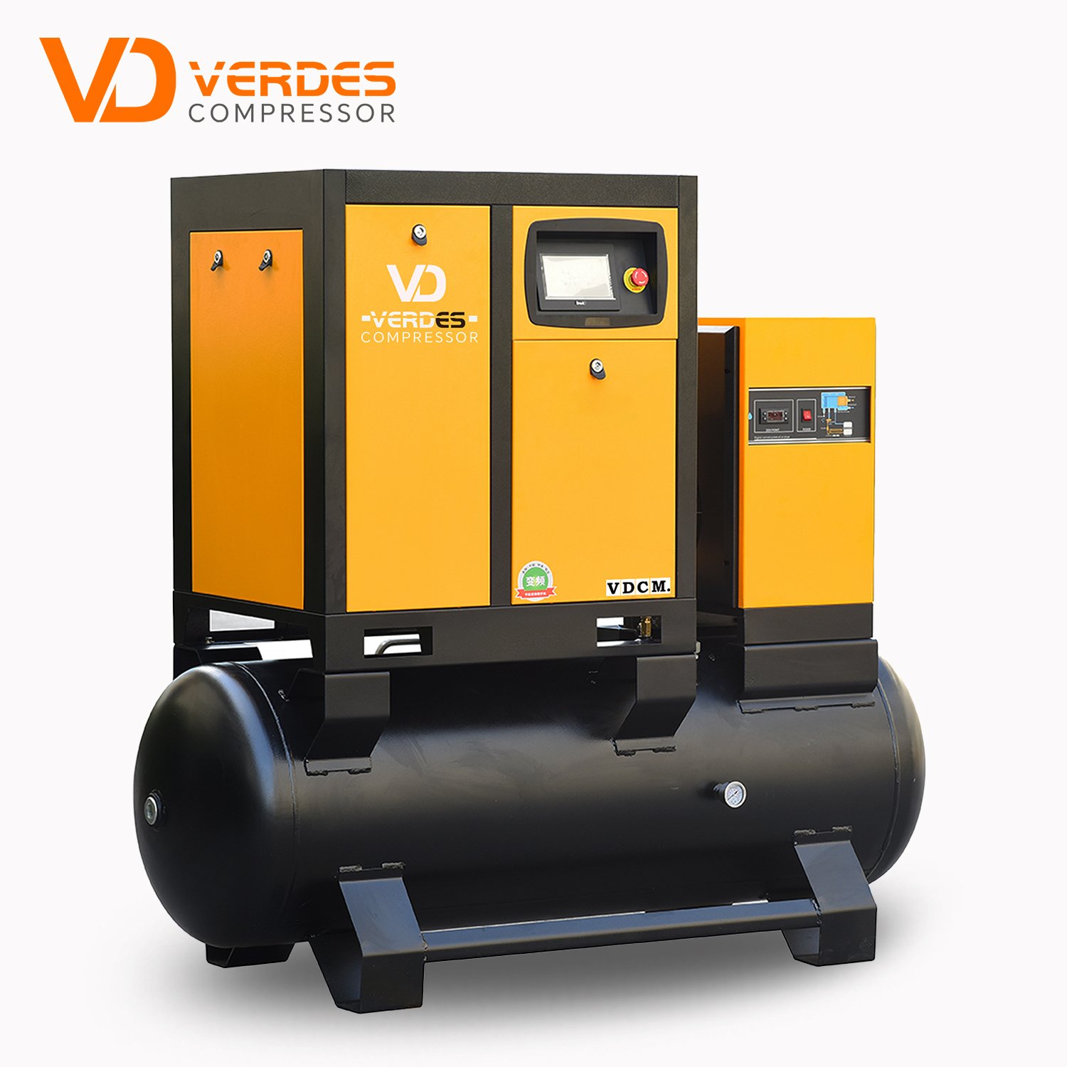 200l 250l 300l 500l 600l Industrial Electric Rotary Screw Type All in One Integrated air Compressor Machine with air Dryer