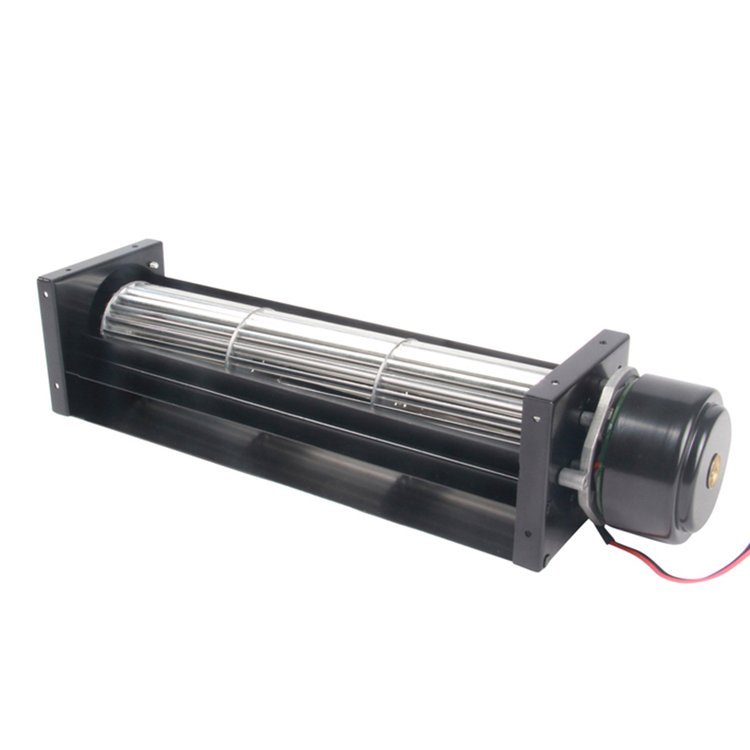 COOLFONG 60H 12V 24V DC High Air Flow Rate Tangential Blower Fans Brushless Motor Cross Flow Fans for Bus Heater