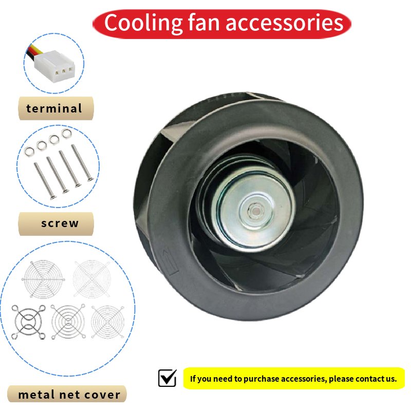 22599mm 24 Volts 48V DC Portable Grain Silo Blower Fan Backward Curved Paint Radical Kitchen Exhaust Forward Centrifugal Fan