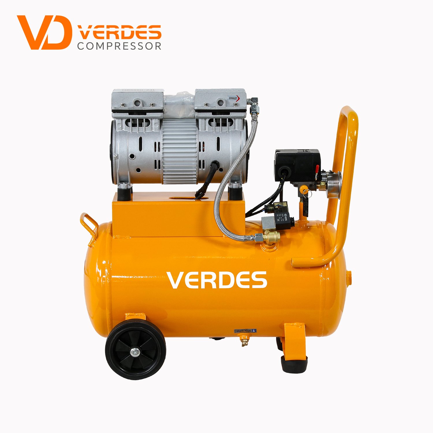 Eco-Friendly Oil Free High Pressure Piston Slient air Compressor Portable Dental Unit with air Compressor 220V/385V Customizable