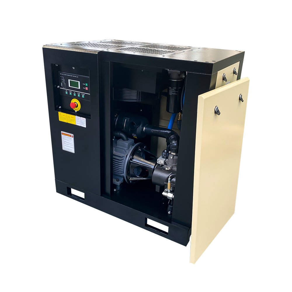 JIANGTIAN High Standard Industrial Screw Air Compressors 7.5kw 220kw Baosi Airend IP55 Portable Gas/Diesel Oil/Lubricated Pump