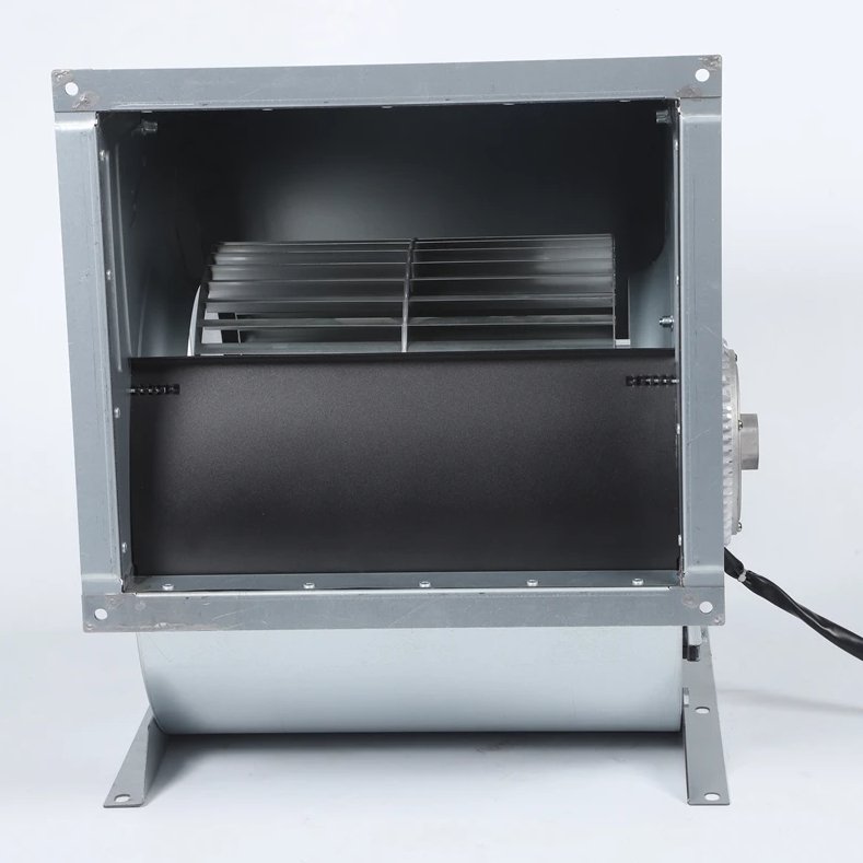 China 12 Inch High Pressure Radial Centrifugal Fan 220V 380V 450V Fresh Air Ventilation & Exchange Blower Unit