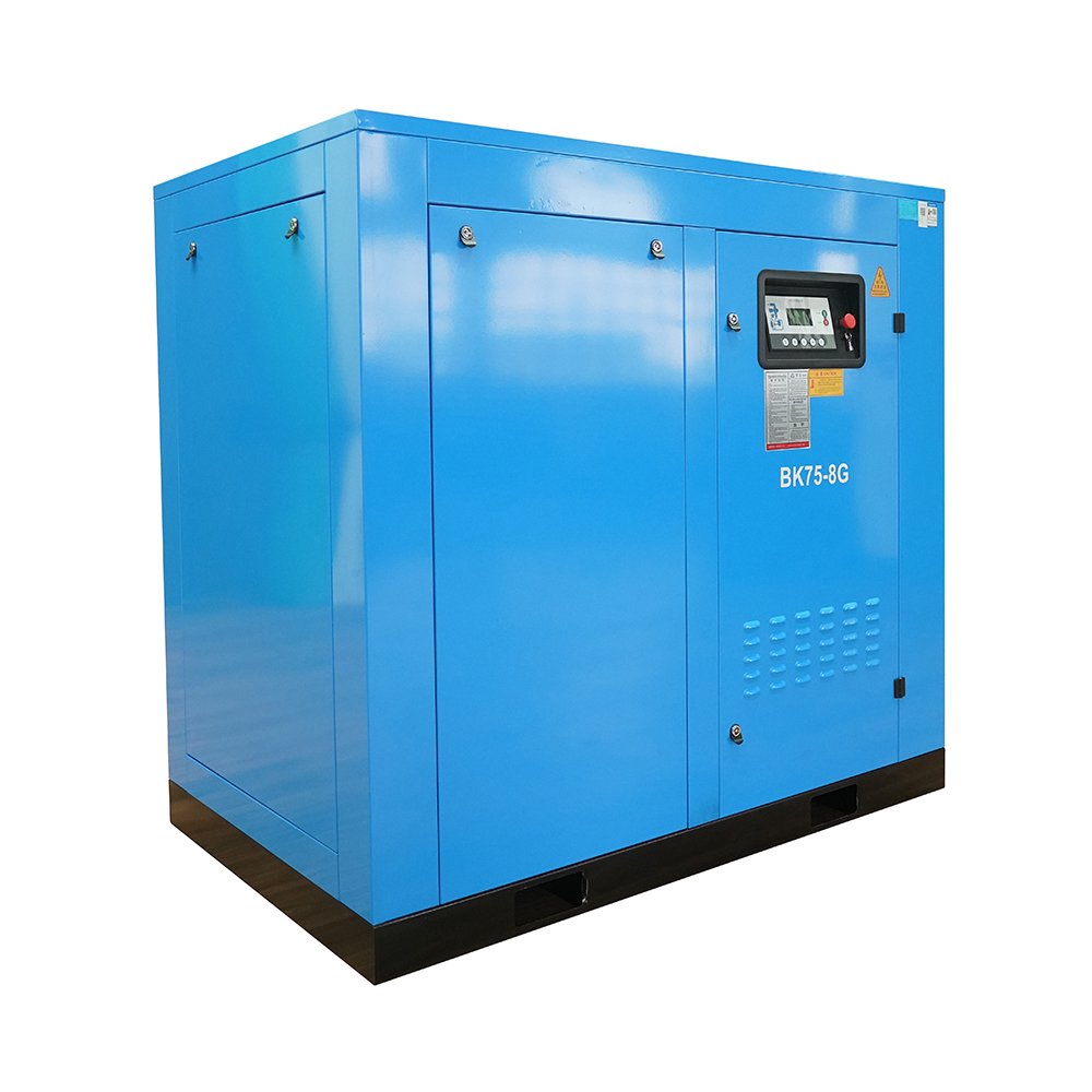 China Famous Brand AC Drive 8bar 10bar 13bar air Compressor 75Kw Screw air Compressor