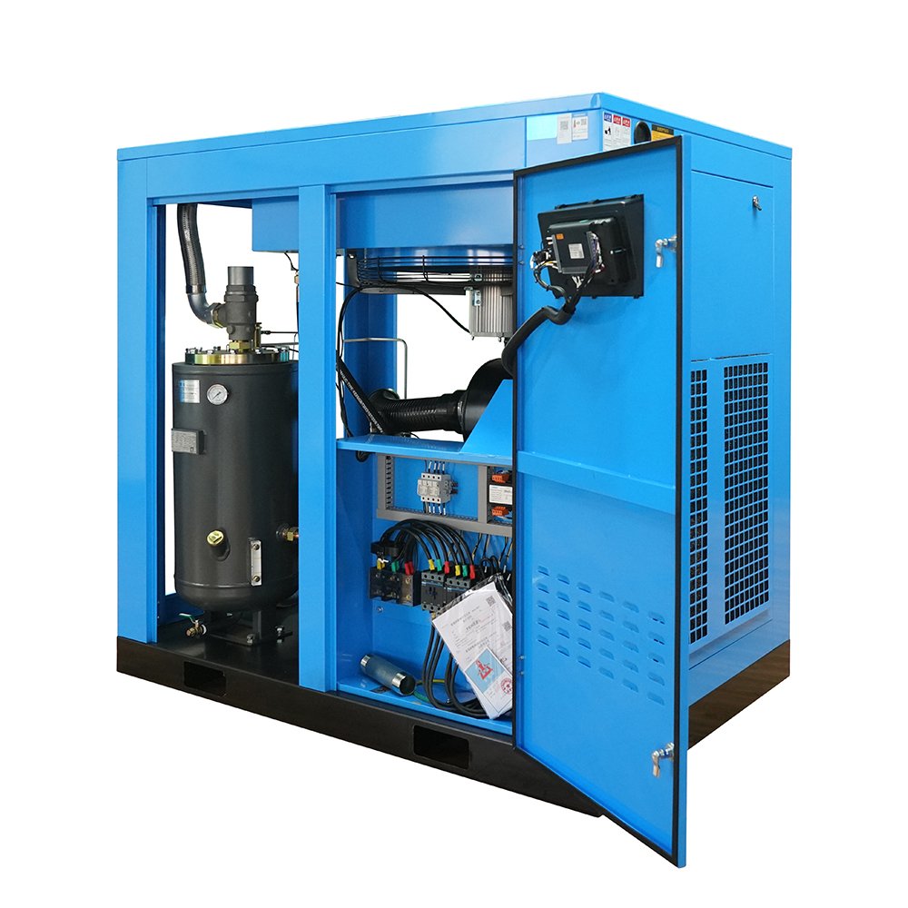 China Famous Brand AC Drive 8bar 10bar 13bar air Compressor 75Kw Screw air Compressor