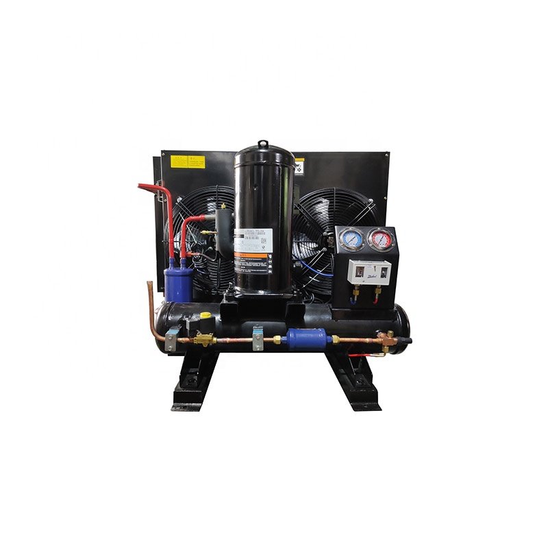 3-20HP Scroll Compressor Unit Semi- Hermetic Air Cooled Condensing Unit Refrigeration Unit