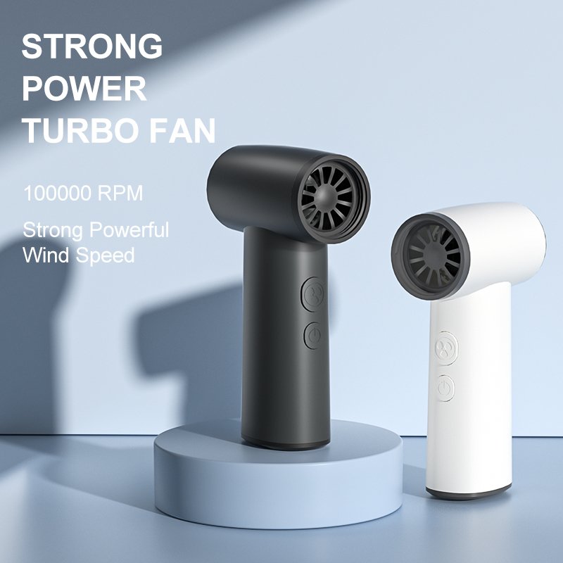 100000rpm Mini Rechargeable Air Duster Portable Handheld Fan Electric Small Jet Turbo Fan Mini Air Blower for Clean