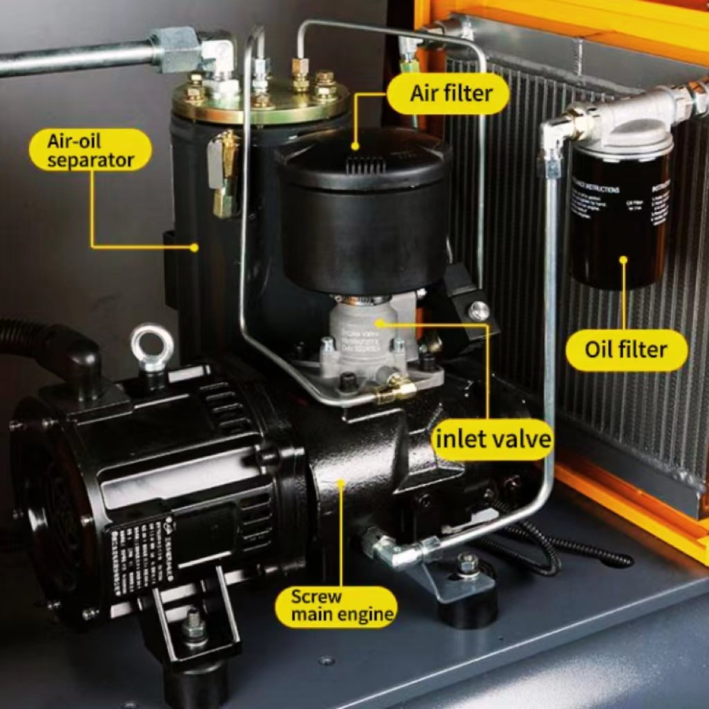 Cheap 22KW 10Bar Screw Air Compressor High-Quality Screw Compressor from China