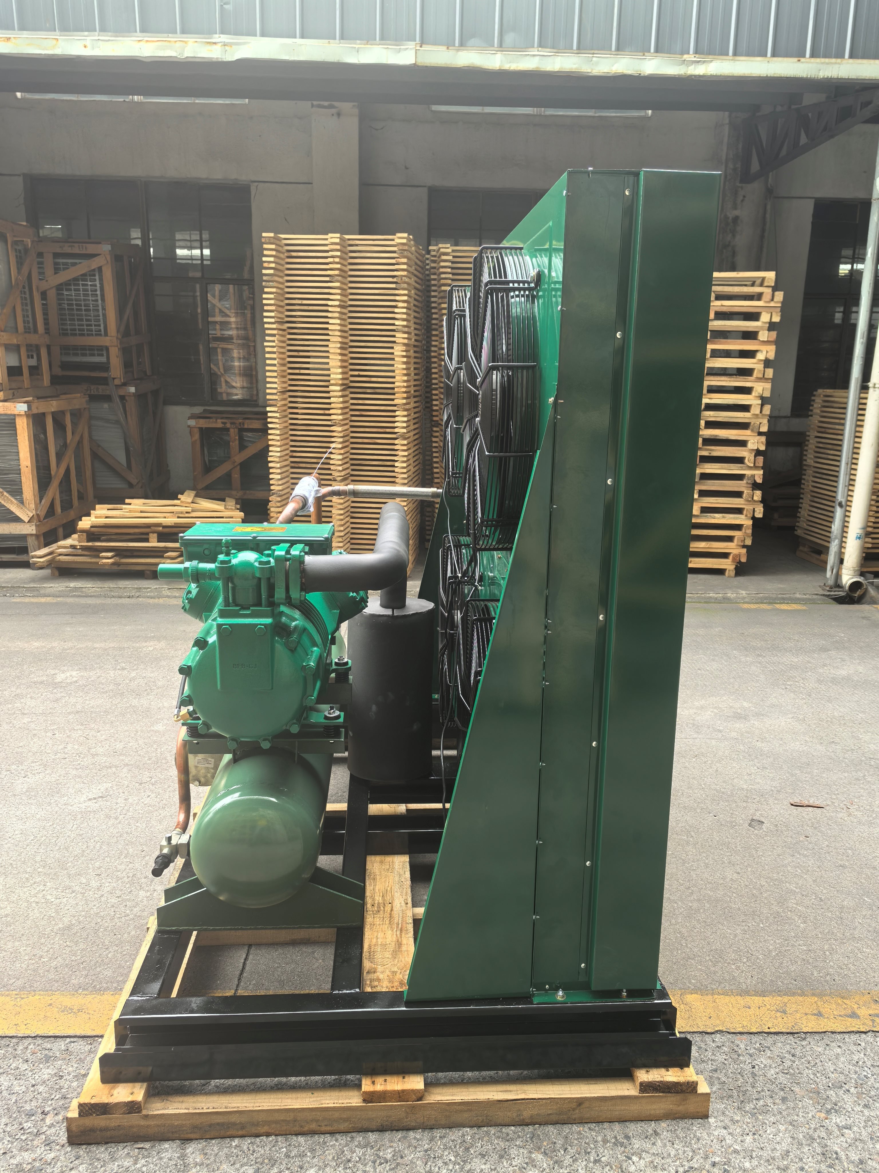 INDUSTRIAL AIR COOLED COMPRESSOR CONDENSING UNIT for COLD ROOM