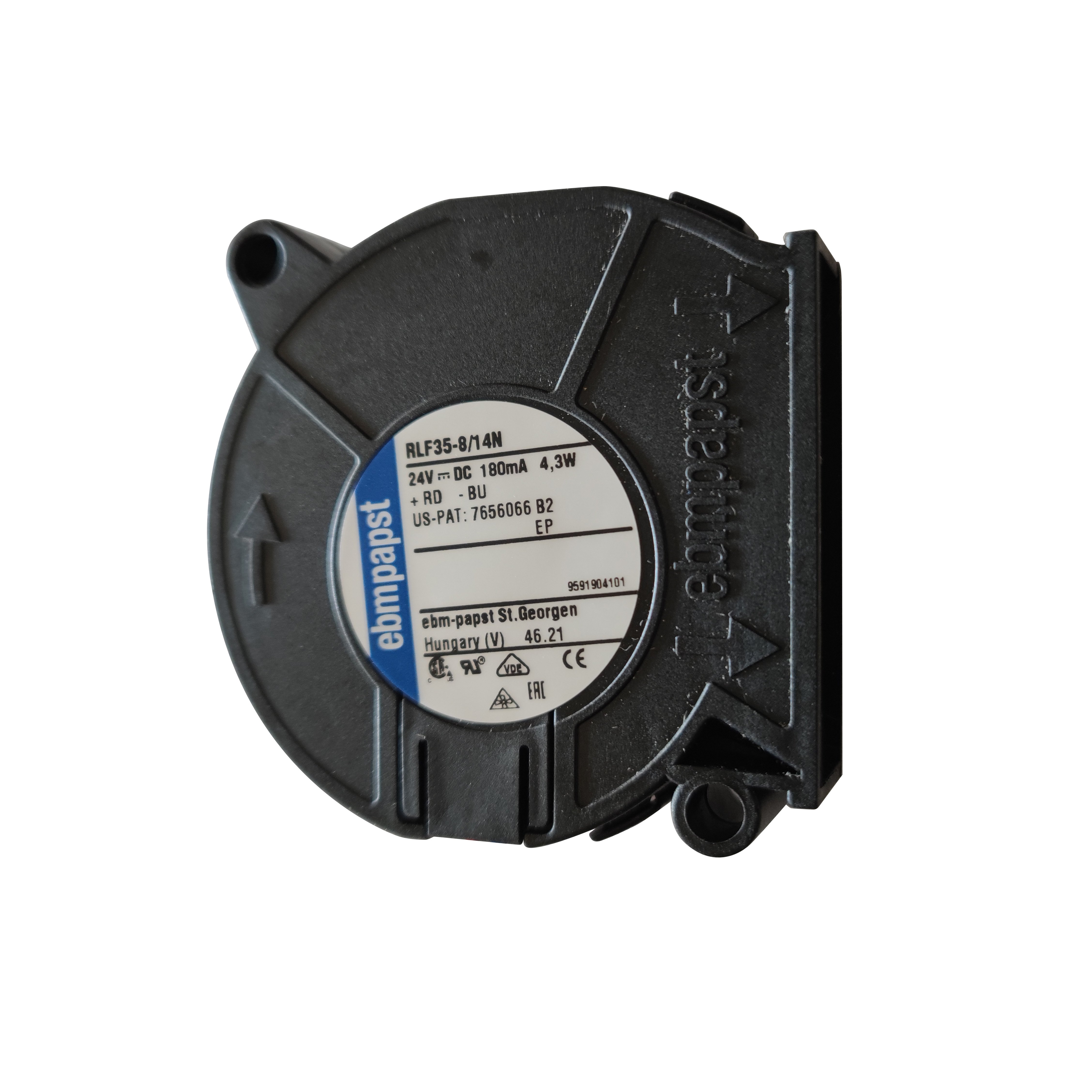 ebmpapst RLF35-8/14N 51*51*15mm 24V DC 4.3W Large Air Volume Cabinet Centrifugal Blower Cooling Fan