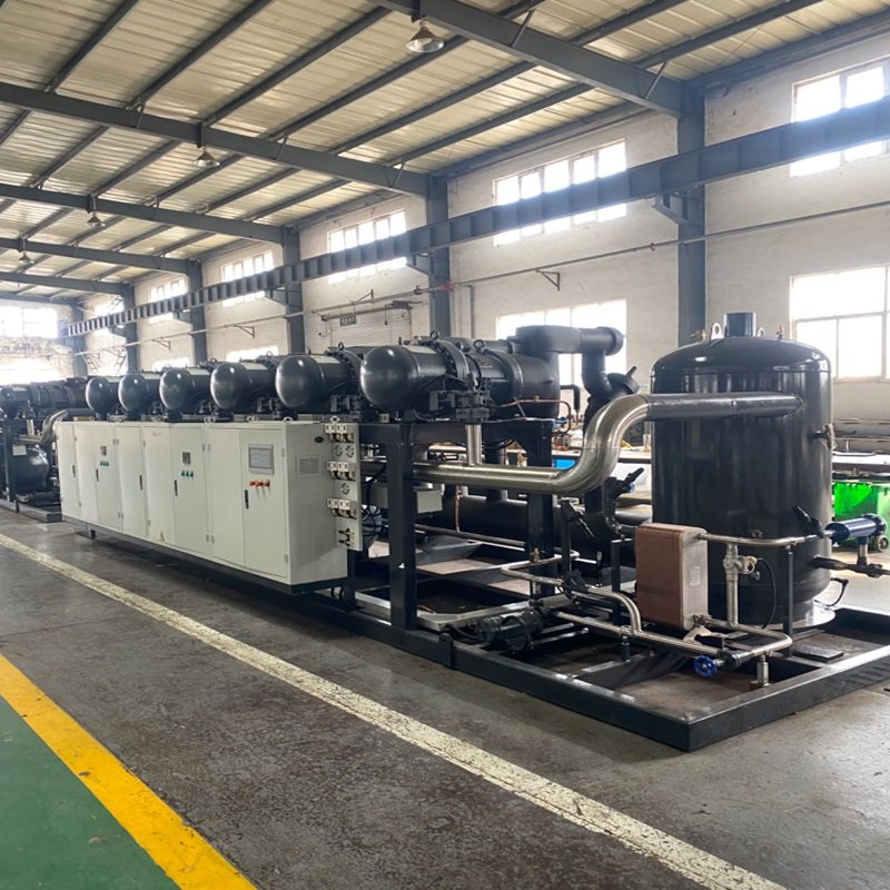 Factory Supply Big Power Screw Air-Cooled Compressor Condensing Unit for Cooling System Refrigeration