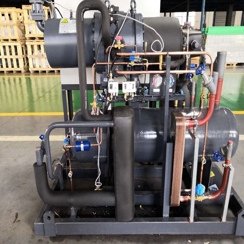 Factory Supply Big Power Screw Air-Cooled Compressor Condensing Unit for Cooling System Refrigeration