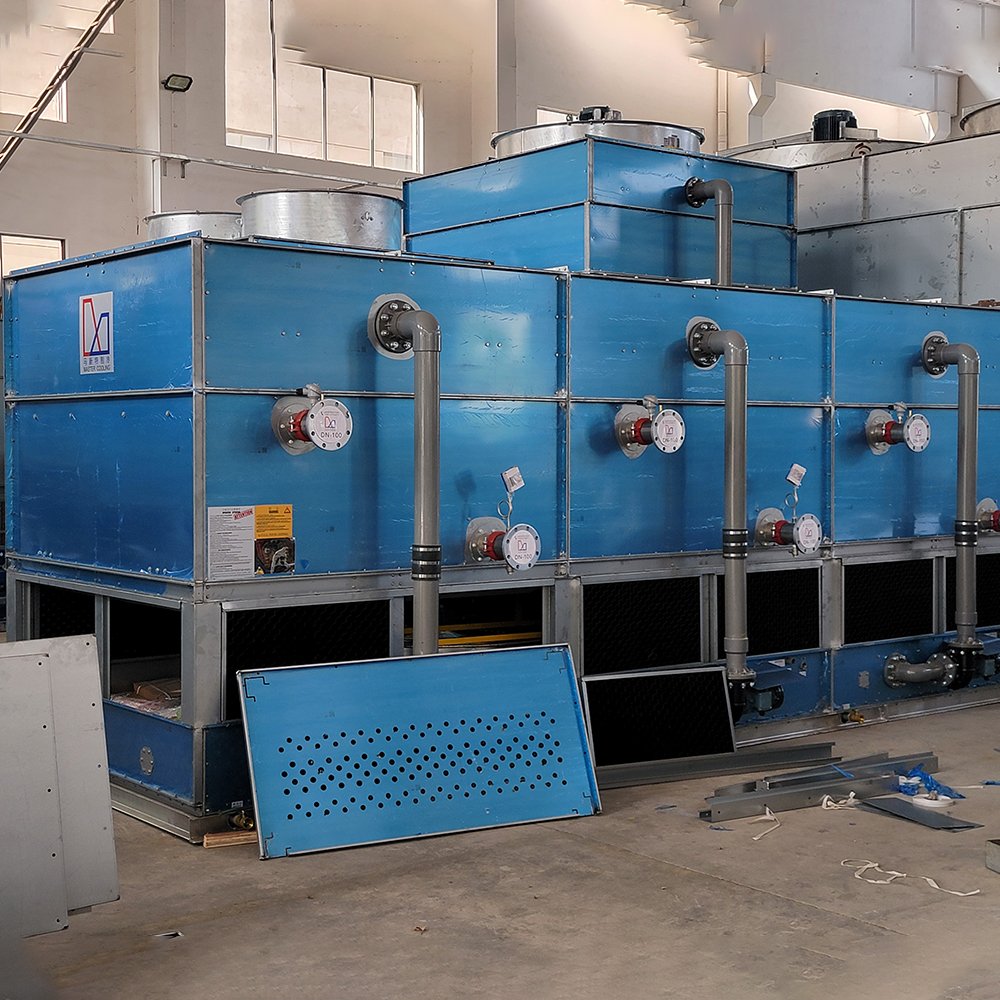 Industrial Chilling Machine New Design High Cooling Capacuty Stainless Steel Closed Multiple Cooling Towers