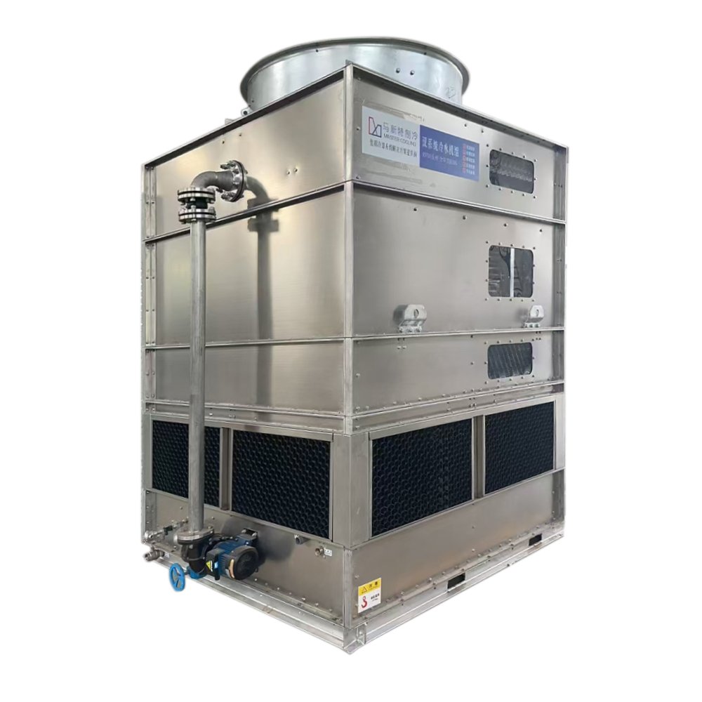 Industrial Chilling Machine New Design High Cooling Capacuty Stainless Steel Closed Multiple Cooling Towers