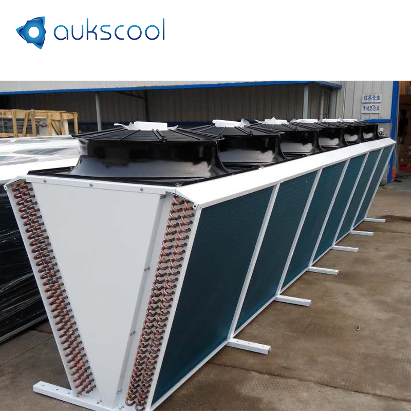 Low Noise Industrial V Type Air Cooled Condenser for Condensing Unit