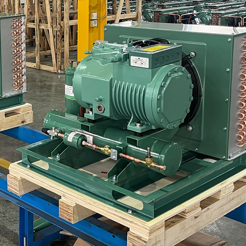 High Quality 20hp Air Cooled Condensing Unit Small Cold Room Refrigeration with Automatic Pump Engine Core Components Included