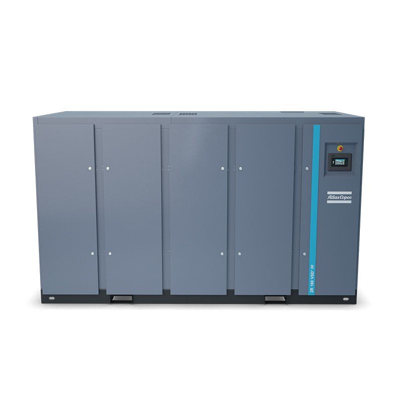 Water Cooled Version ZR ZT ZR160VSD+ ZR160 FF VSD 160KW 200HP Atlas Copco Oil Free air Compressor