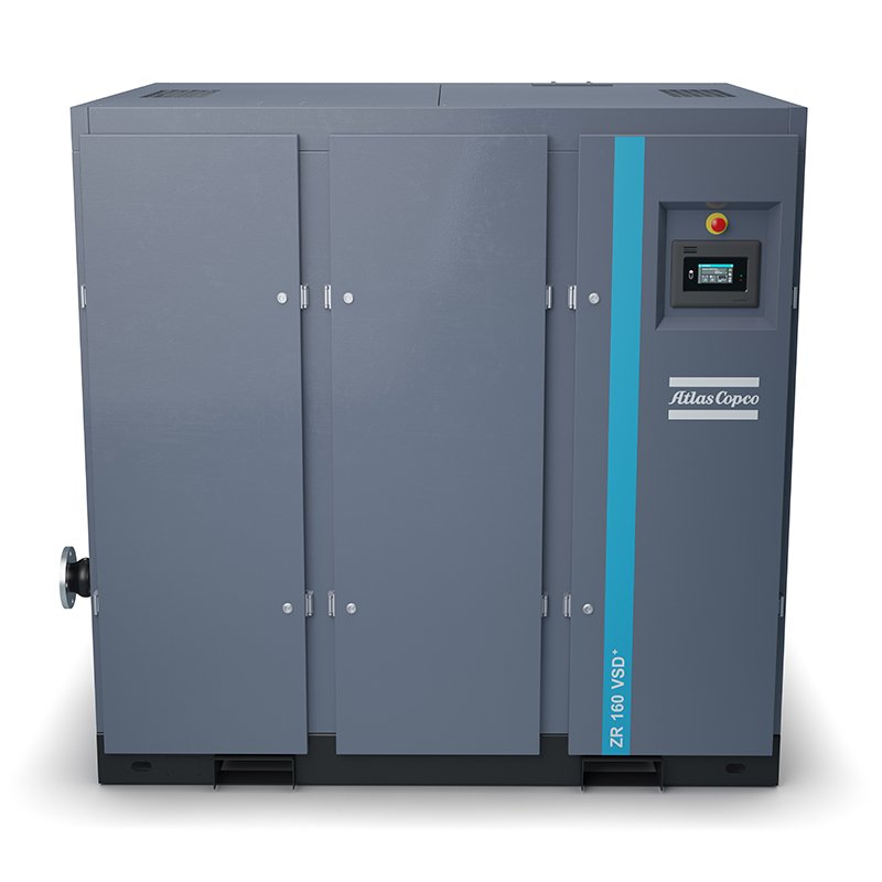 Water Cooled Version ZR ZT ZR160VSD+ ZR160 FF VSD 160KW 200HP Atlas Copco Oil Free air Compressor
