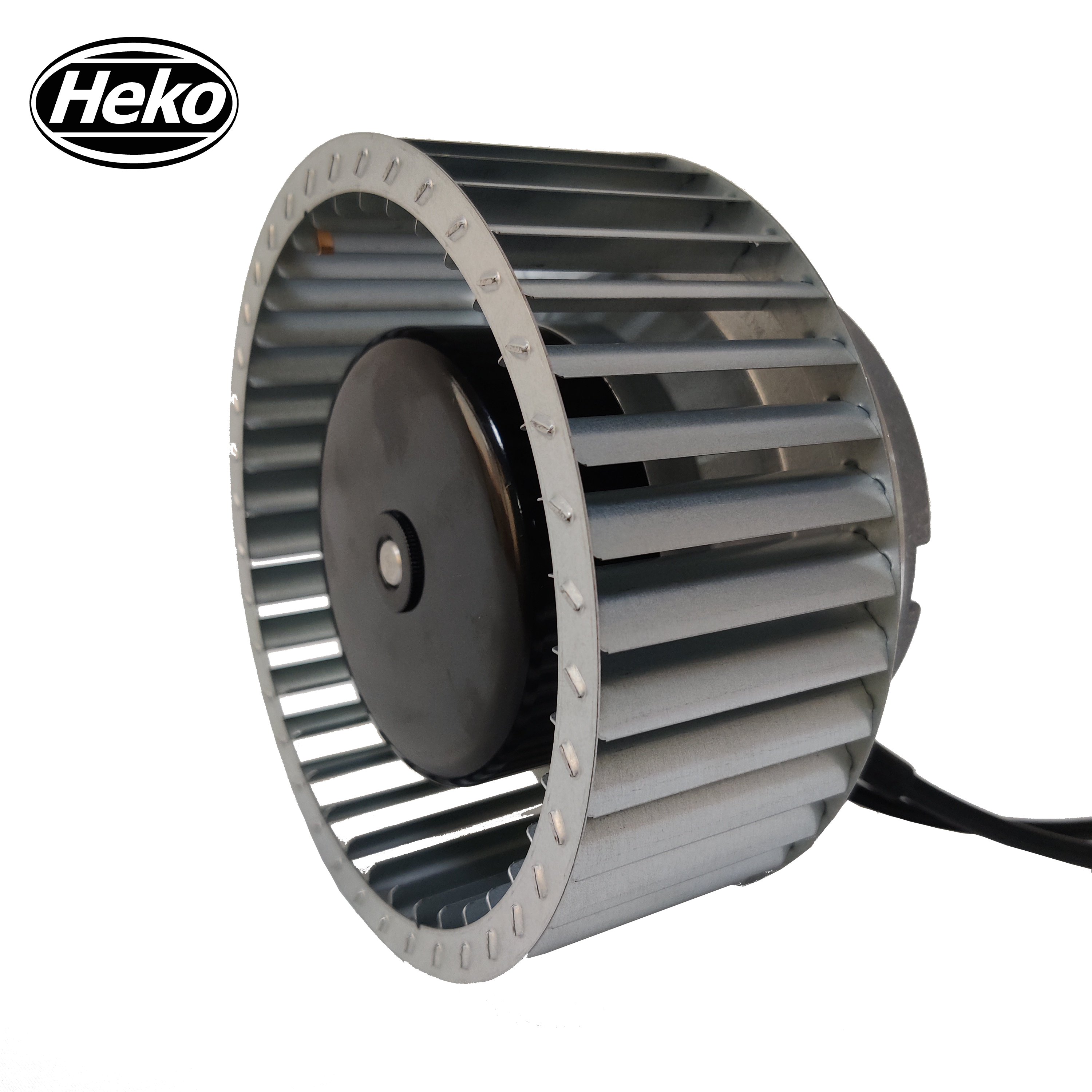 HEKO EC160mm High Output Industrial Air Blower Fan Car Washing PP Plastic 220mm In-line Duct AC High Power Centrifugal Bearing