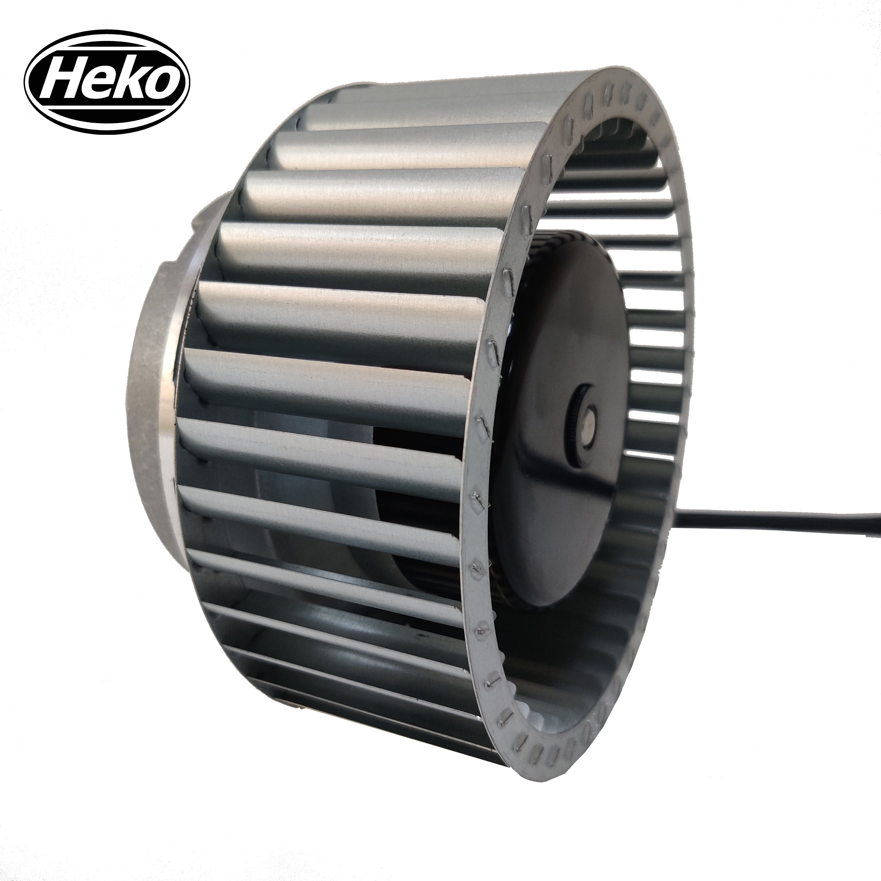 HEKO EC160mm High Output Industrial Air Blower Fan Car Washing PP Plastic 220mm In-line Duct AC High Power Centrifugal Bearing