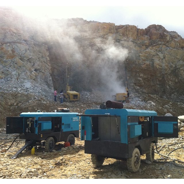 Kaishan LGCY-18/17 LGCY- 33/25 Two Stage Compression Portable Diesel Screw Air Compressor