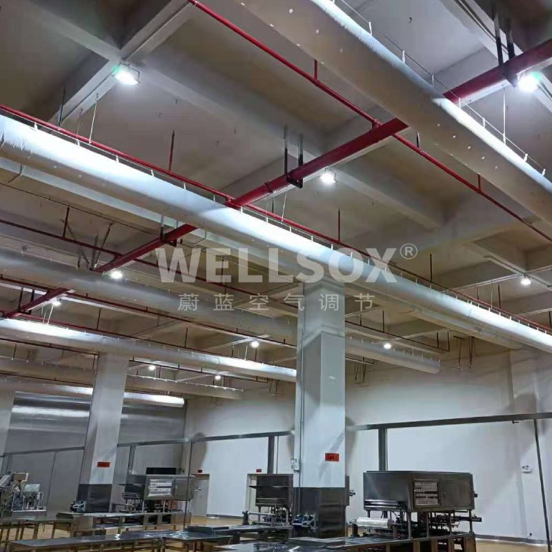 Widely Used HVAC Systems Parts Fire Resistant Ventilation No Condensation Fabric Bag Air Duct Customized Shapes and Colors