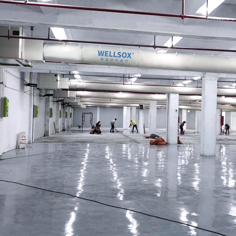Widely Used HVAC Systems Parts Fire Resistant Ventilation No Condensation Fabric Bag Air Duct Customized Shapes and Colors