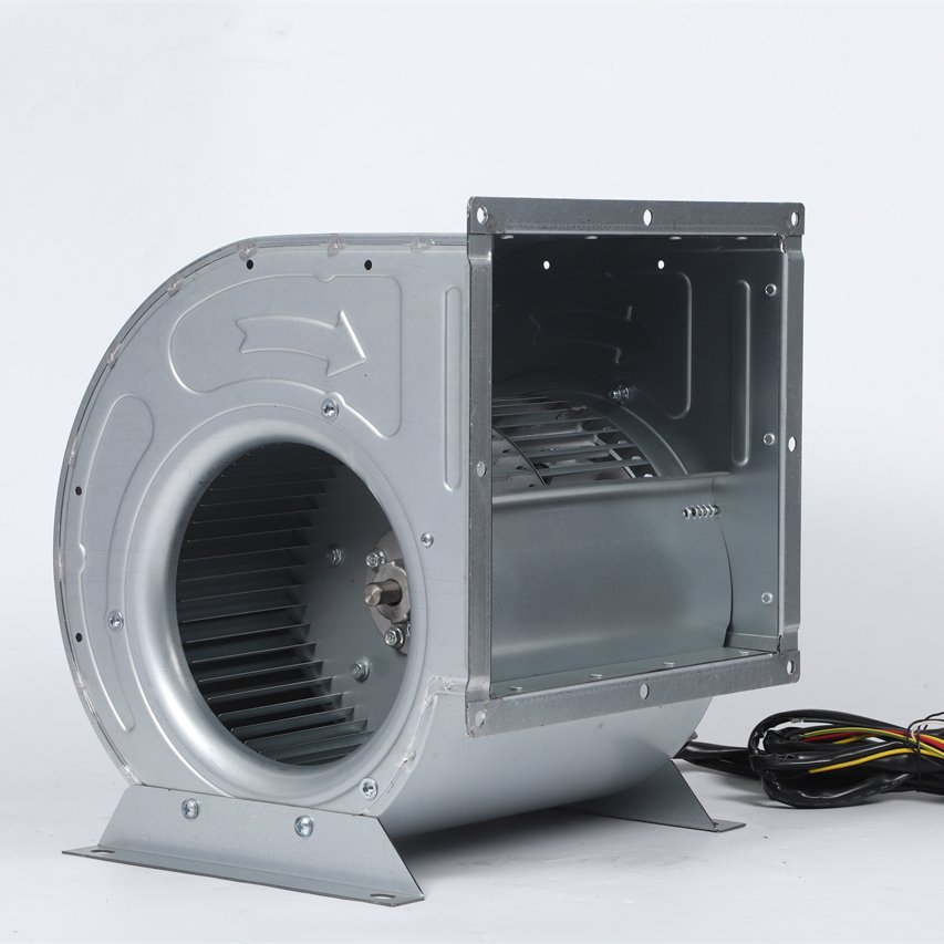 Industrial High Pressure Centrifugal Fan Flue Gas Ec Centrifugal Blower Electrical Motor Commercial DC Motor FREE Standing UL