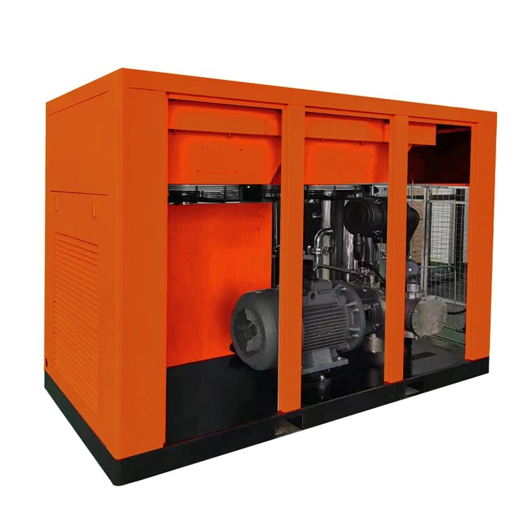 75KW Oil Free Water Lubrication Screw Type Air Compressor for Industrial Factory