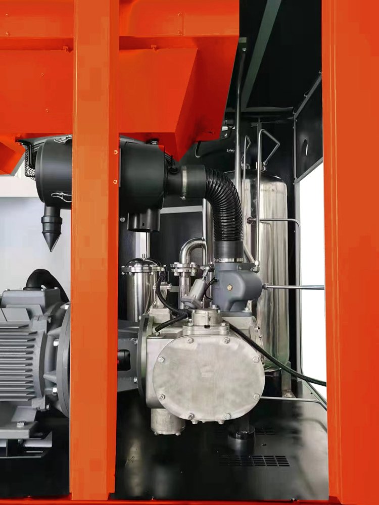 75KW Oil Free Water Lubrication Screw Type Air Compressor for Industrial Factory