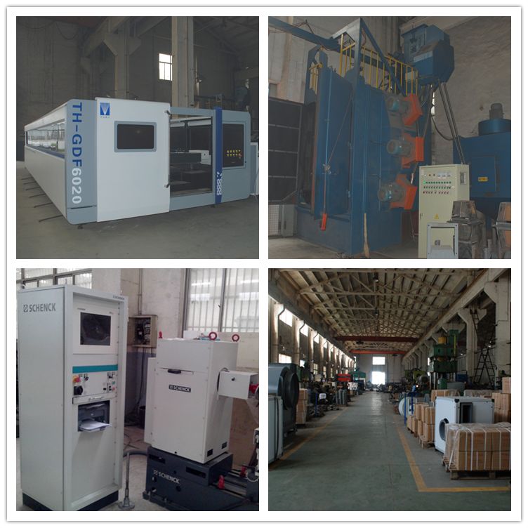 CE FREE Standing V-belt Driven Long Lifetime Centrifugal Blower Fan