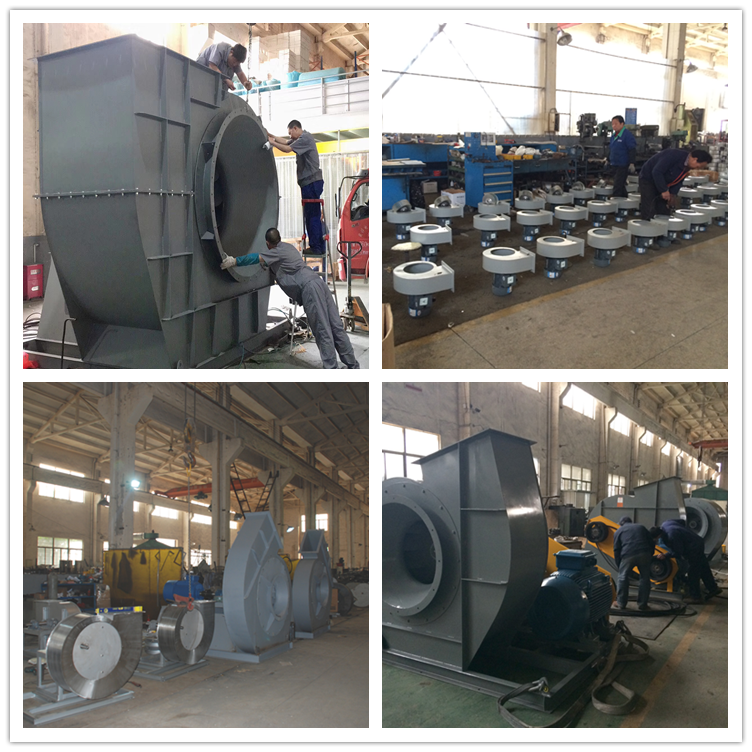 CE FREE Standing V-belt Driven Long Lifetime Centrifugal Blower Fan