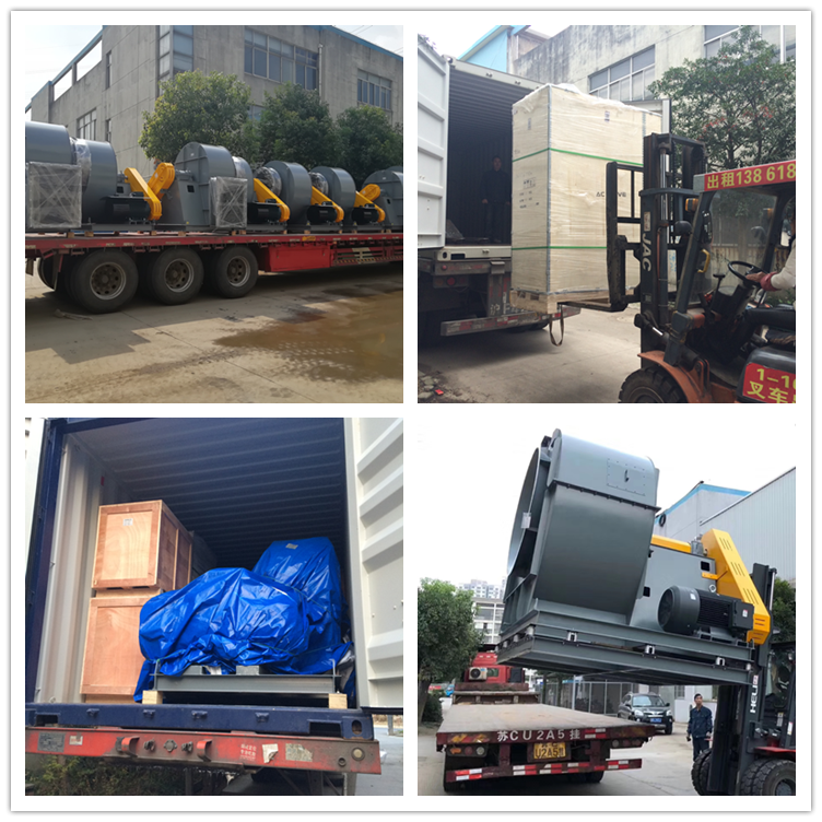 CE FREE Standing V-belt Driven Long Lifetime Centrifugal Blower Fan