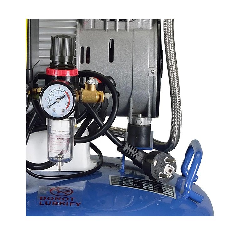 Sinewy Motor Compresor De Aire Direct Factory Wholesale 750W 1Hp 35L Mini Electric Oil Free Dental Air Compressor