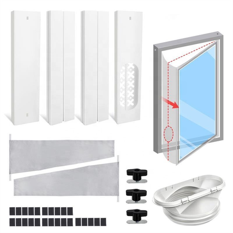 Thickened Plate Seal Panel Ac Unit for Indoor Outdoor Adjustable Sealing Panels for AC Set Universal Air Conditioning Window Kit