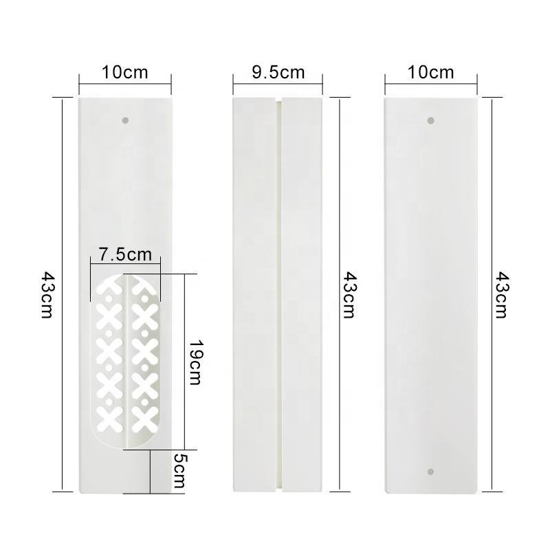 Thickened Plate Seal Panel Ac Unit for Indoor Outdoor Adjustable Sealing Panels for AC Set Universal Air Conditioning Window Kit