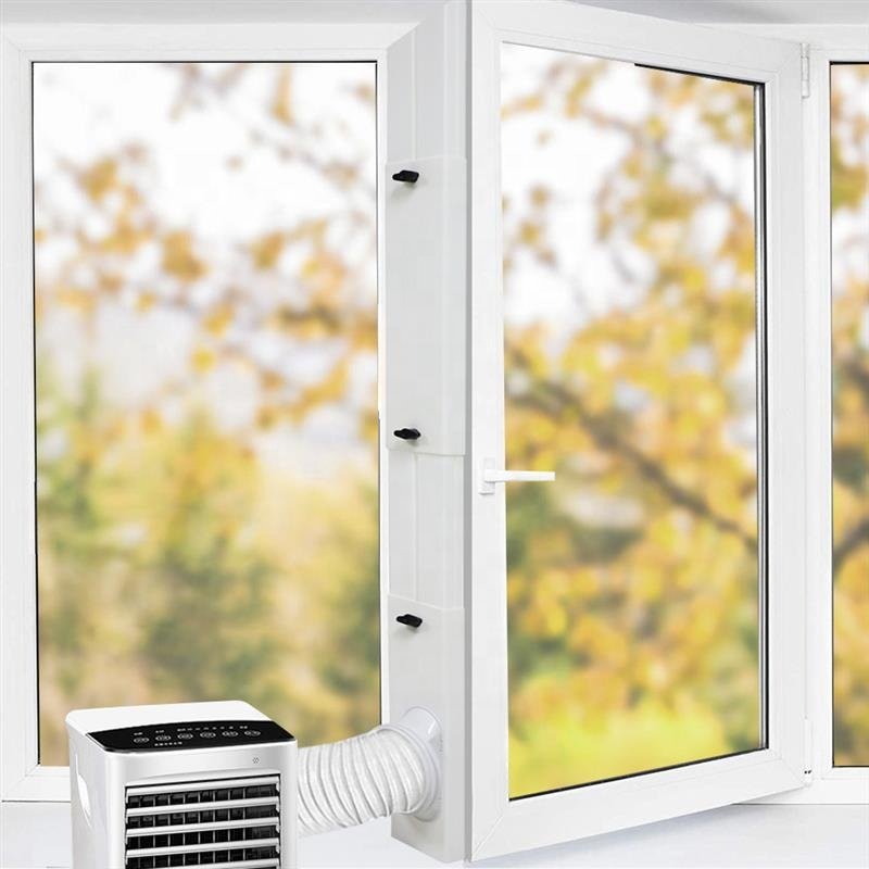 Thickened Plate Seal Panel Ac Unit for Indoor Outdoor Adjustable Sealing Panels for AC Set Universal Air Conditioning Window Kit