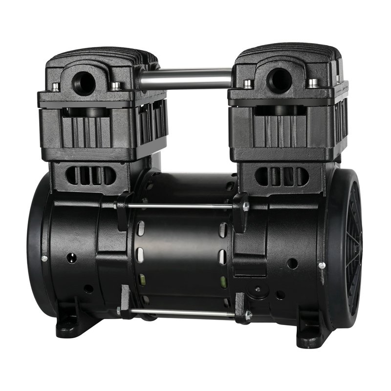 High Quality Mini Portable Oilless Air Compressor Engine Low Noise Piston Type Fish Pond Aerator Pump AC Power Core Motor