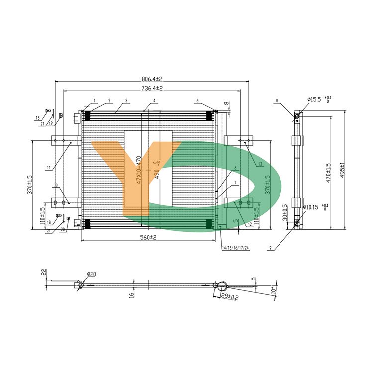 Guaranteed Quality Automotive General Automotive Air Ac Condenser