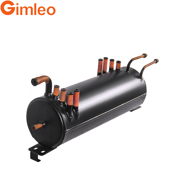 EVI Heat Pump Shell Tube Heat Exchanger Coil Heater for Fresh air Ventilation System (GAD07-CME-Z)