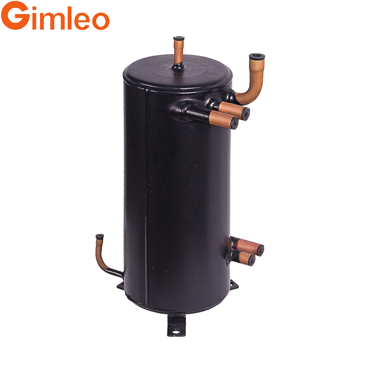 EVI Heat Pump Shell Tube Heat Exchanger Coil Heater for Fresh air Ventilation System (GAD07-CME-Z)