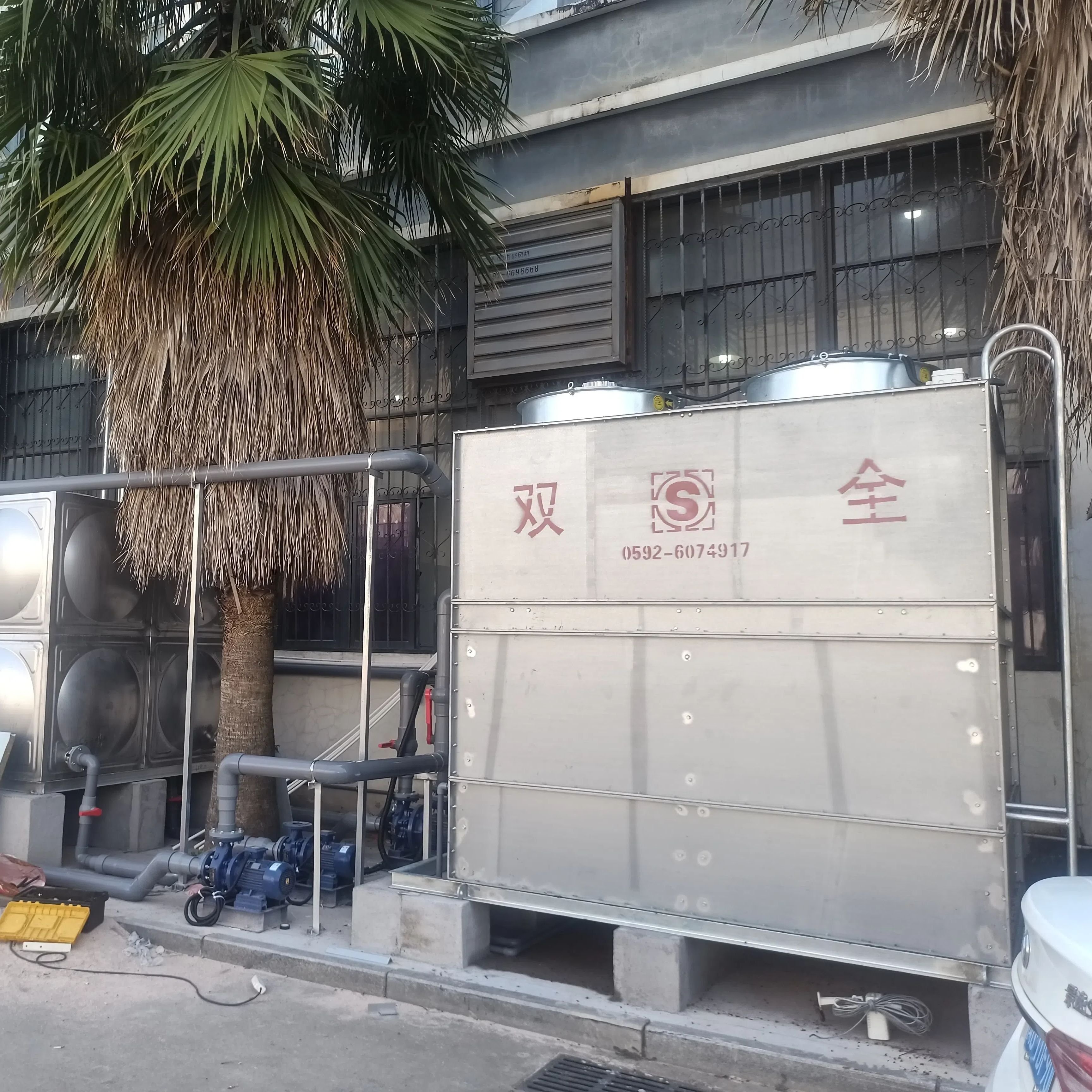 Counterflow Closed Fiberglass Square Closed Cooling Tower Industrial Cooling Tower Cooling Equipment