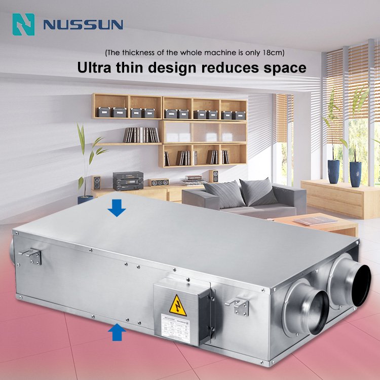500m3/h High Efficiency Heat Recovery Recuperator Fresh Air Ventilation Systems Erv Without Condensation