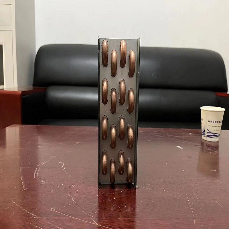 Multiple Effect Evaporator Air Cooled Condenser Copper Tube Heat Exchanger