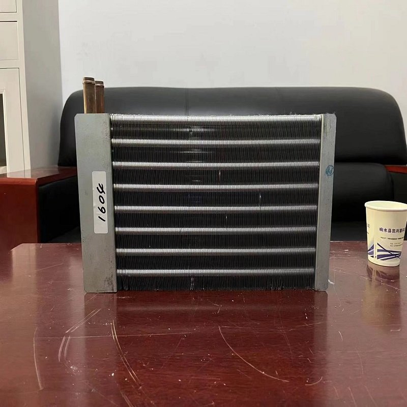 Multiple Effect Evaporator Air Cooled Condenser Copper Tube Heat Exchanger