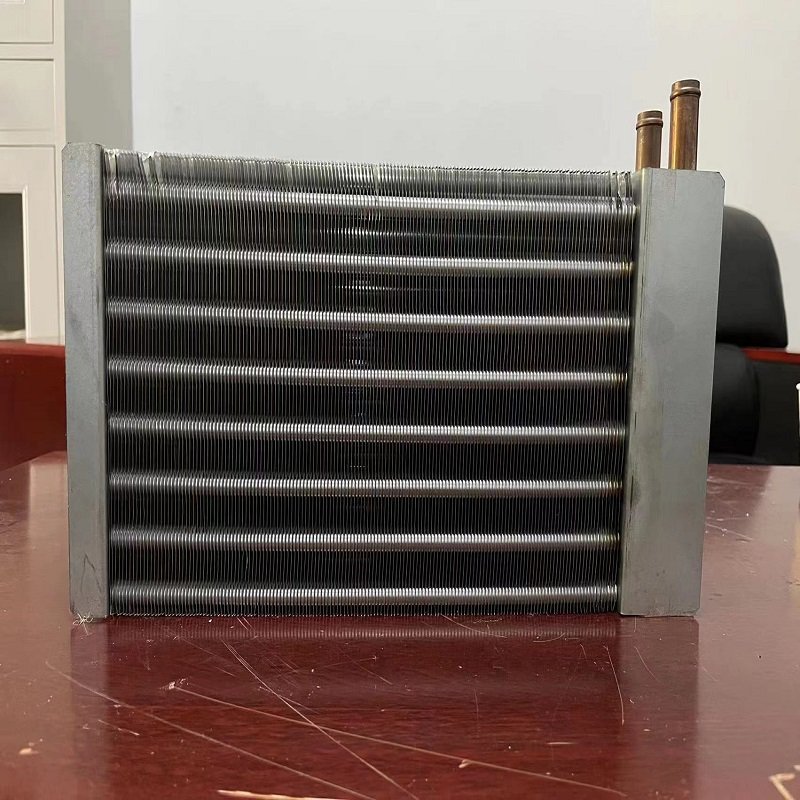 Multiple Effect Evaporator Air Cooled Condenser Copper Tube Heat Exchanger