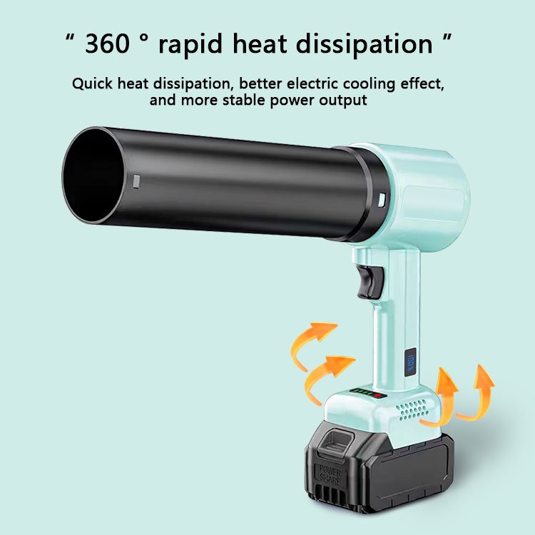 Max Power Rechargeable Mini Body Electric Brushless Turbo Jet Fan Air Blower Vacuum Cleaner for Car Dust Cleaning