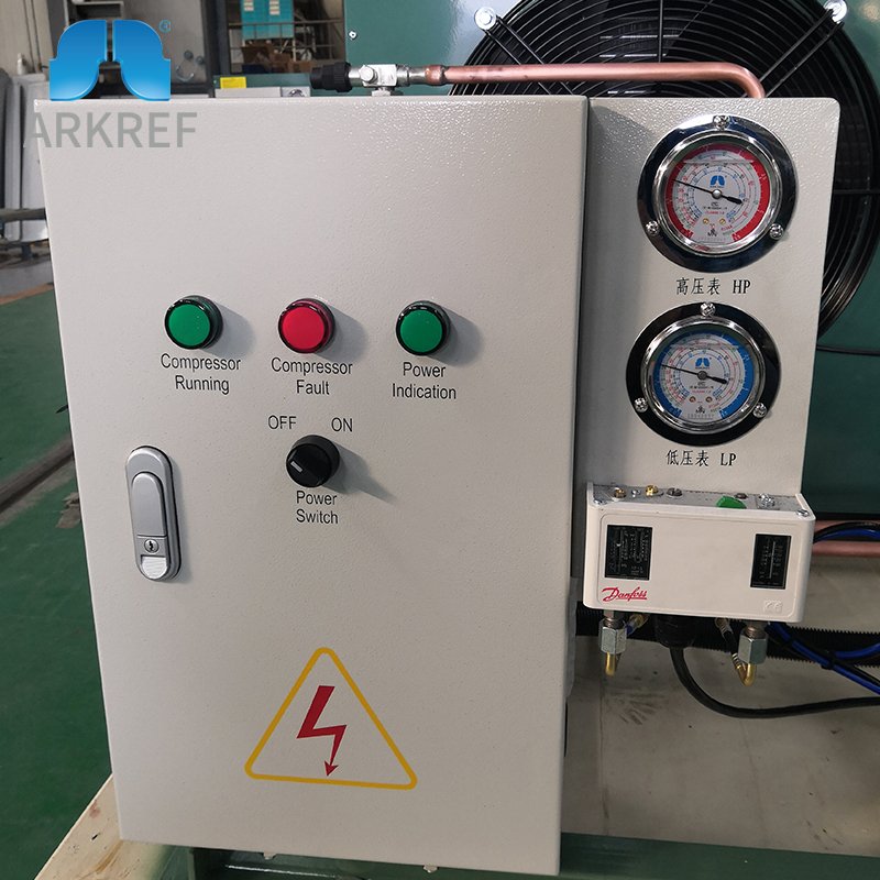 ARKREF High Quality Brand Air Cooled Condensing Unit Cold Room Refrigeration Compressor Condenser Unit for Freezer Chiller