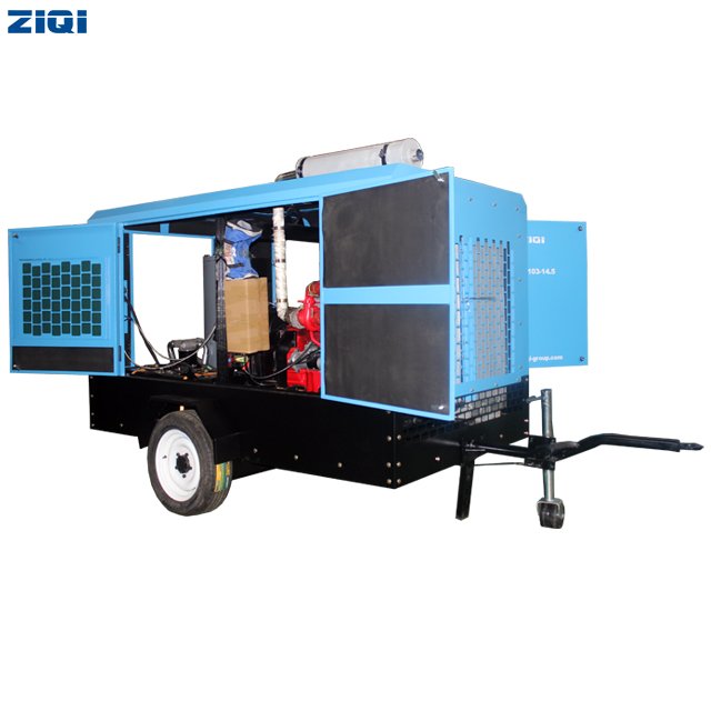 Mobile diesel Quiet Best Service 260 hp General Industry Equipment Portable air Compressor with Outstanding Quality