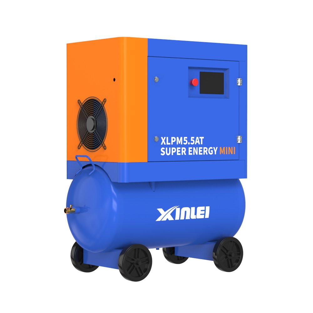 XLPM5.5AT Industrial Use Mini Air Compressor Equipment Rotary Double Screw Air Compressor